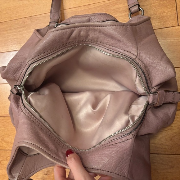 Coach Mauve Leather Shoulder Bag - Picture 5 of 6